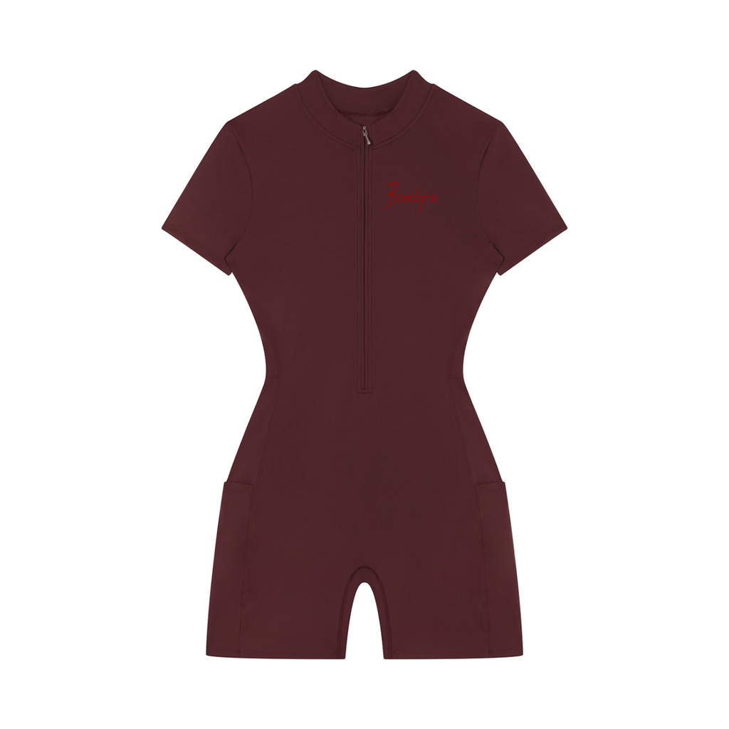 Women's Quarter-Zip Romper