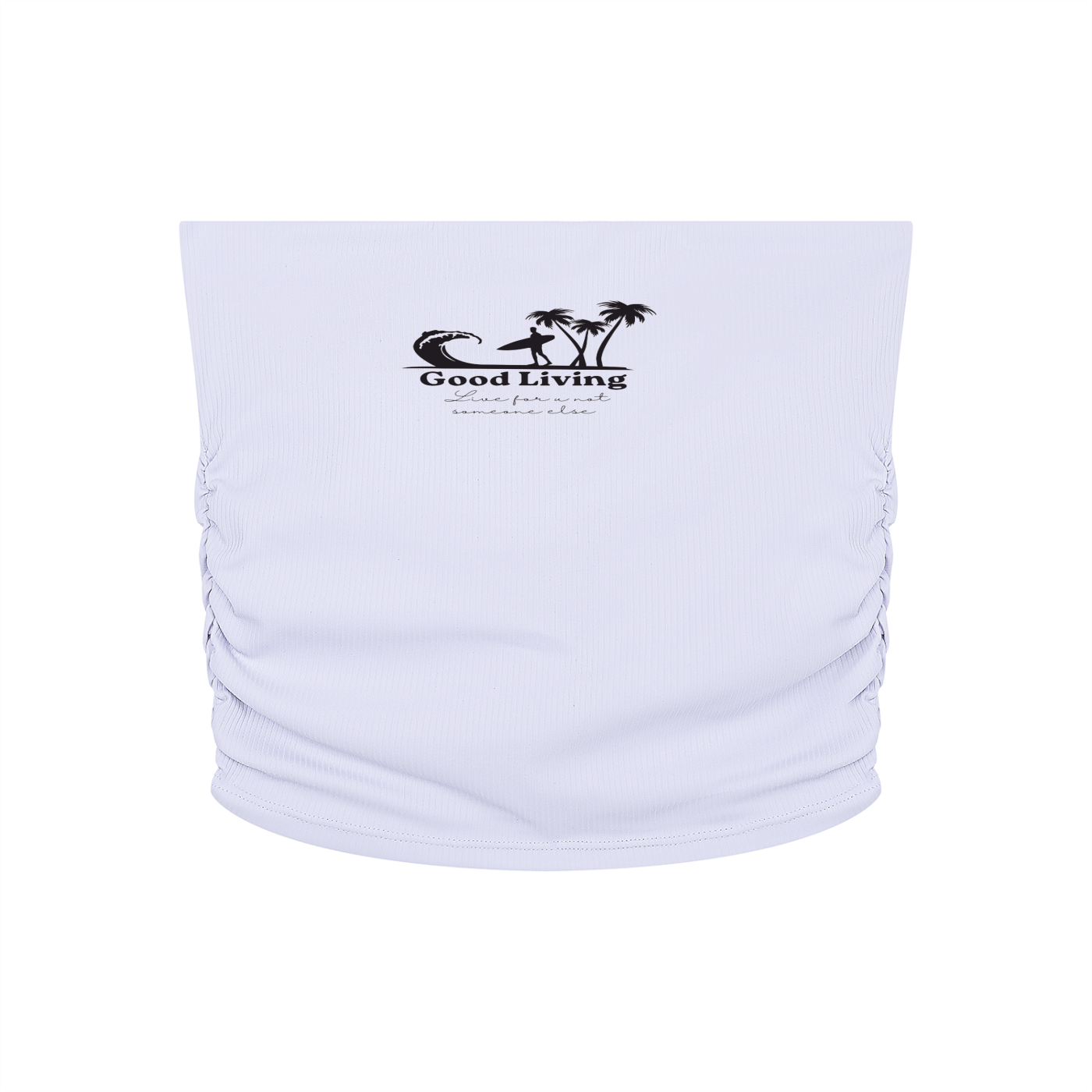 Good living Cropped Yoga Tube Top