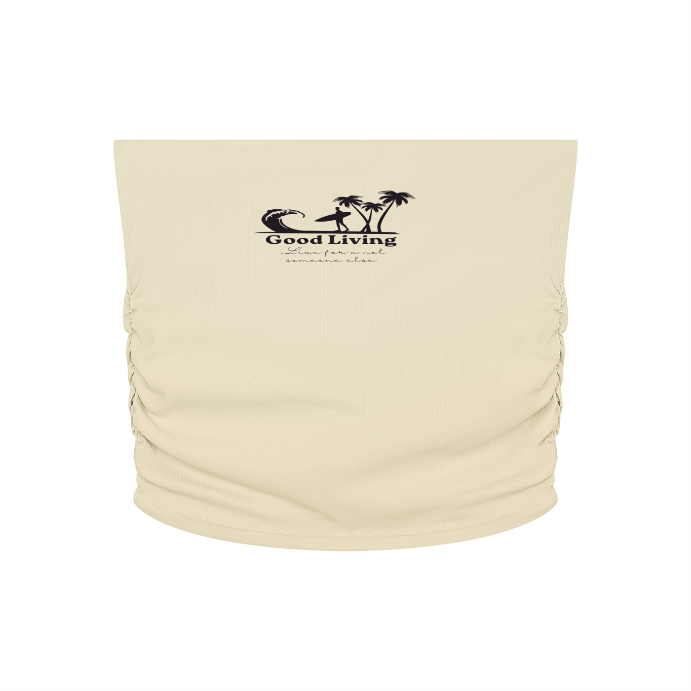 Good living Cropped Yoga Tube Top
