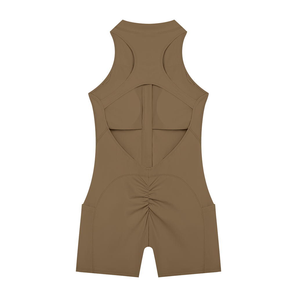 Women’s Quarter-Zip Yoga Romper