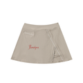 High-Waist Pocketed A-Line Skirt
