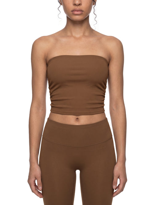 Good living Cropped Yoga Tube Top