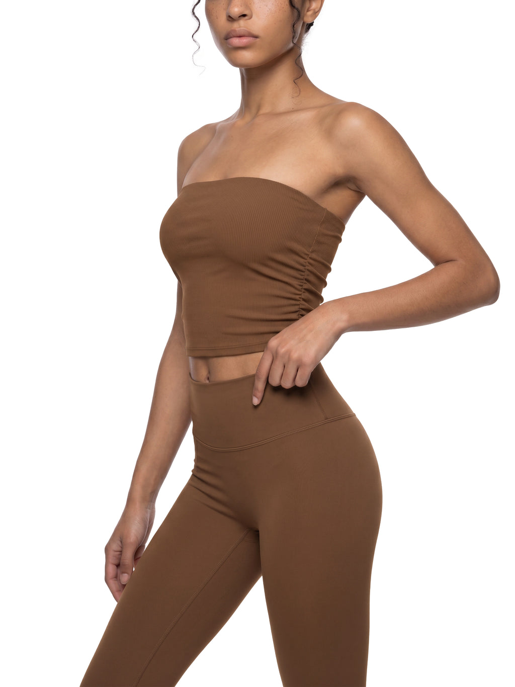Good living Cropped Yoga Tube Top